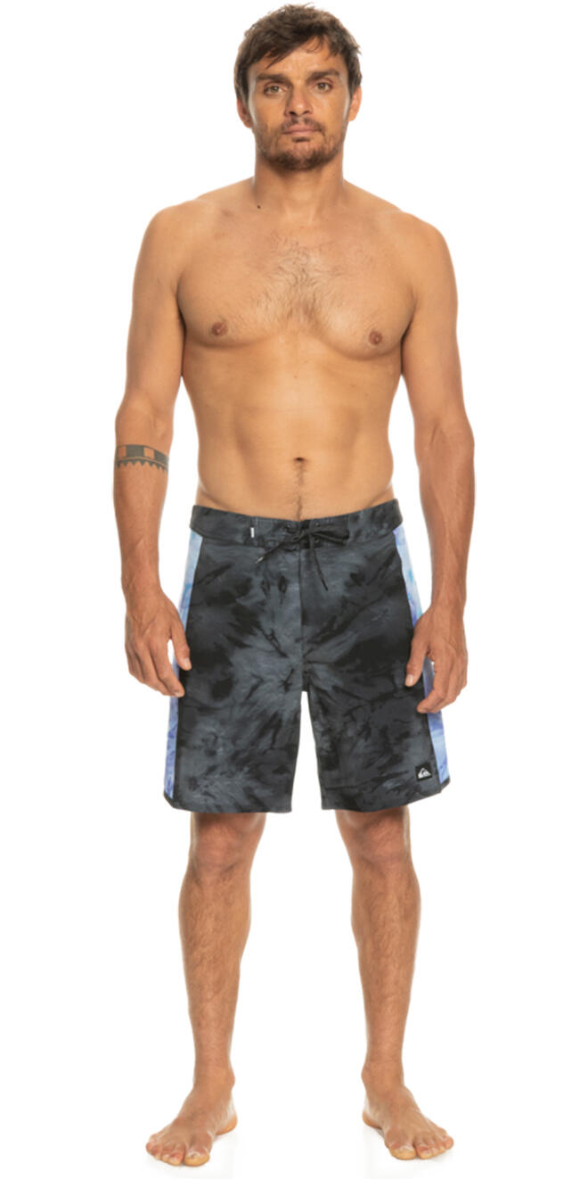 Surfsilk Arch 18" Boardshorts Pour Hommes - Anthracite Flower Jammin 3/5
