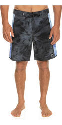 Surfsilk Arch 18" Boardshorts Pour Hommes - Anthracite Flower Jammin