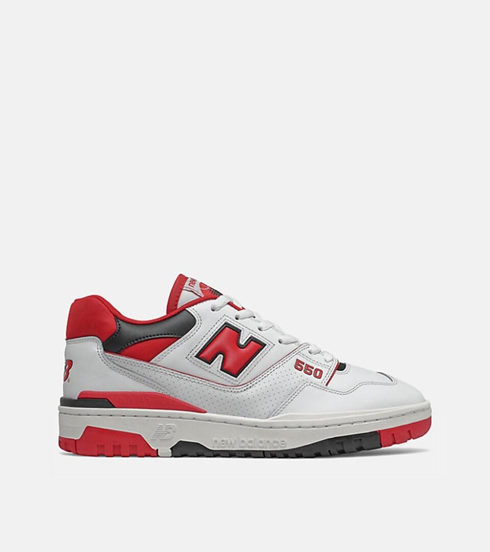 Schuhe  550 White Red 4/6