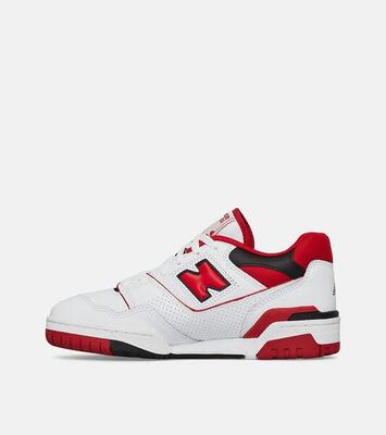 Scarpe uomo new balance 550 - bianco/rosso
