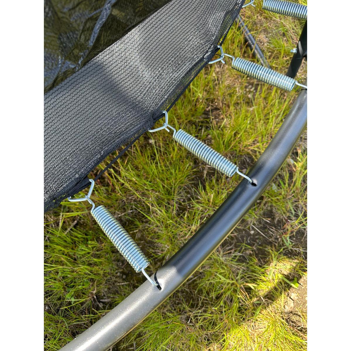 Trampolina Enero Premium z siatką wewnętrzną fi244 cm 6/7