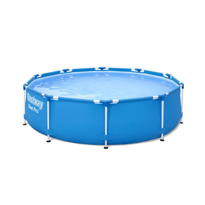 Piscina cu cadru metalic 8in1 Bestway 56679, rotunda, 305x76 cm