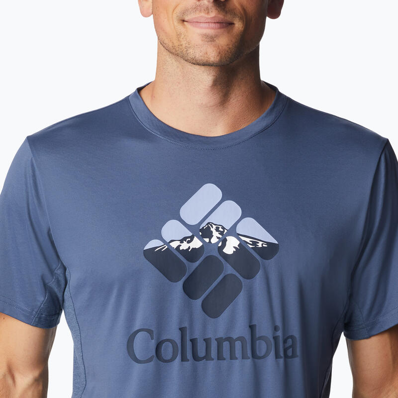 Columbia Zero Ice Cirro-Cool Graphic trekking-T-shirt voor heren