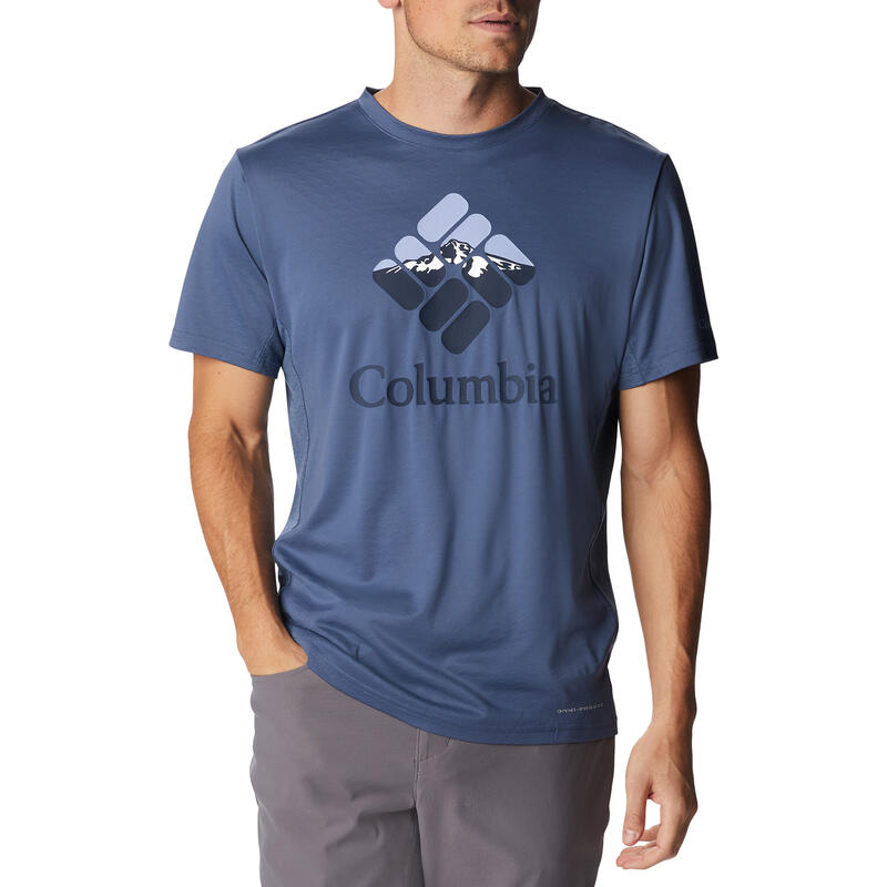 Columbia Zero Ice Cirro-Cool Graphic trekking-T-shirt voor heren