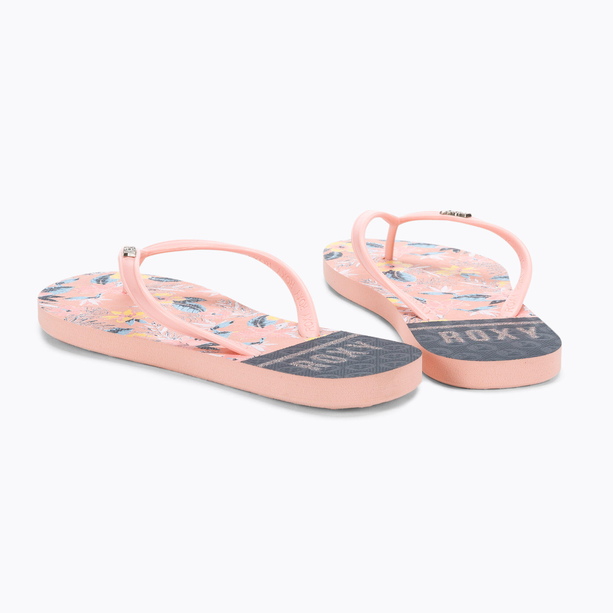 Chanclas para niñas Roxy Viva stamp en color rosa 3/5