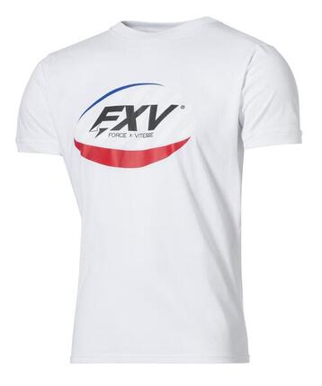 Tee-shirt de rugby Force XV OVALE blanc