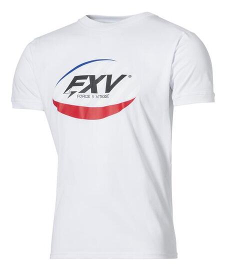 Tee-shirt de rugby Force XV OVALE blanc