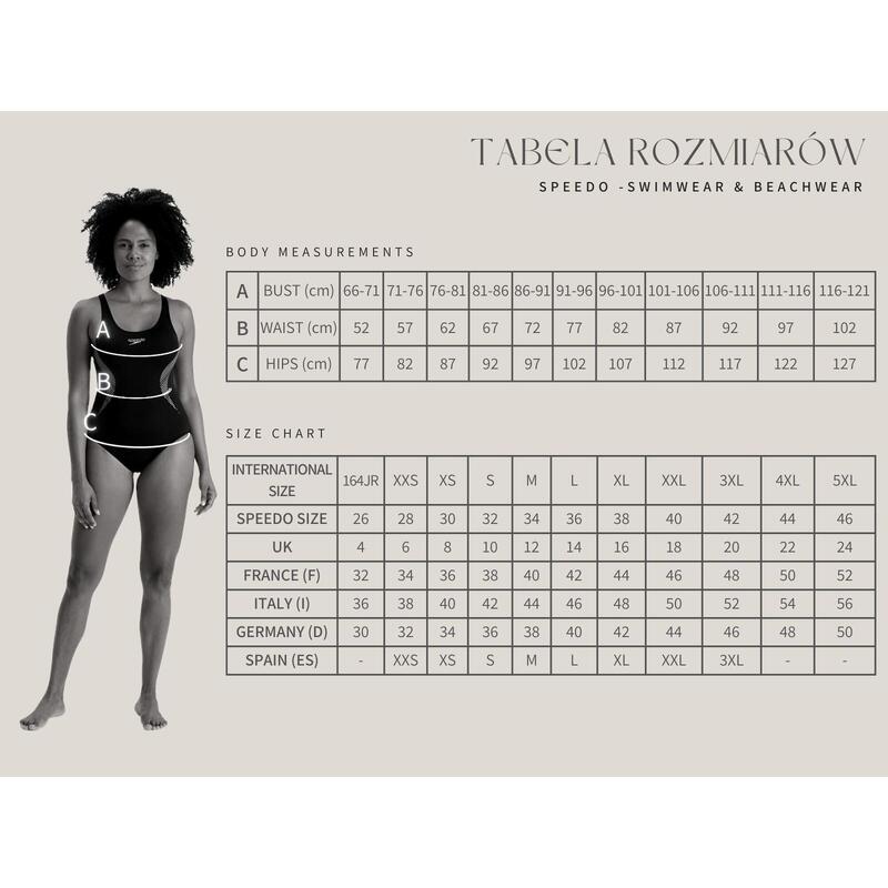 Strój kąpielowy damski Speedo Colourblock MuscleBack 2.0