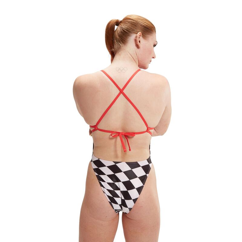 Strój kąpielowy jednoczęściowy dla kobiet Speedo Alov Digi Tie Back