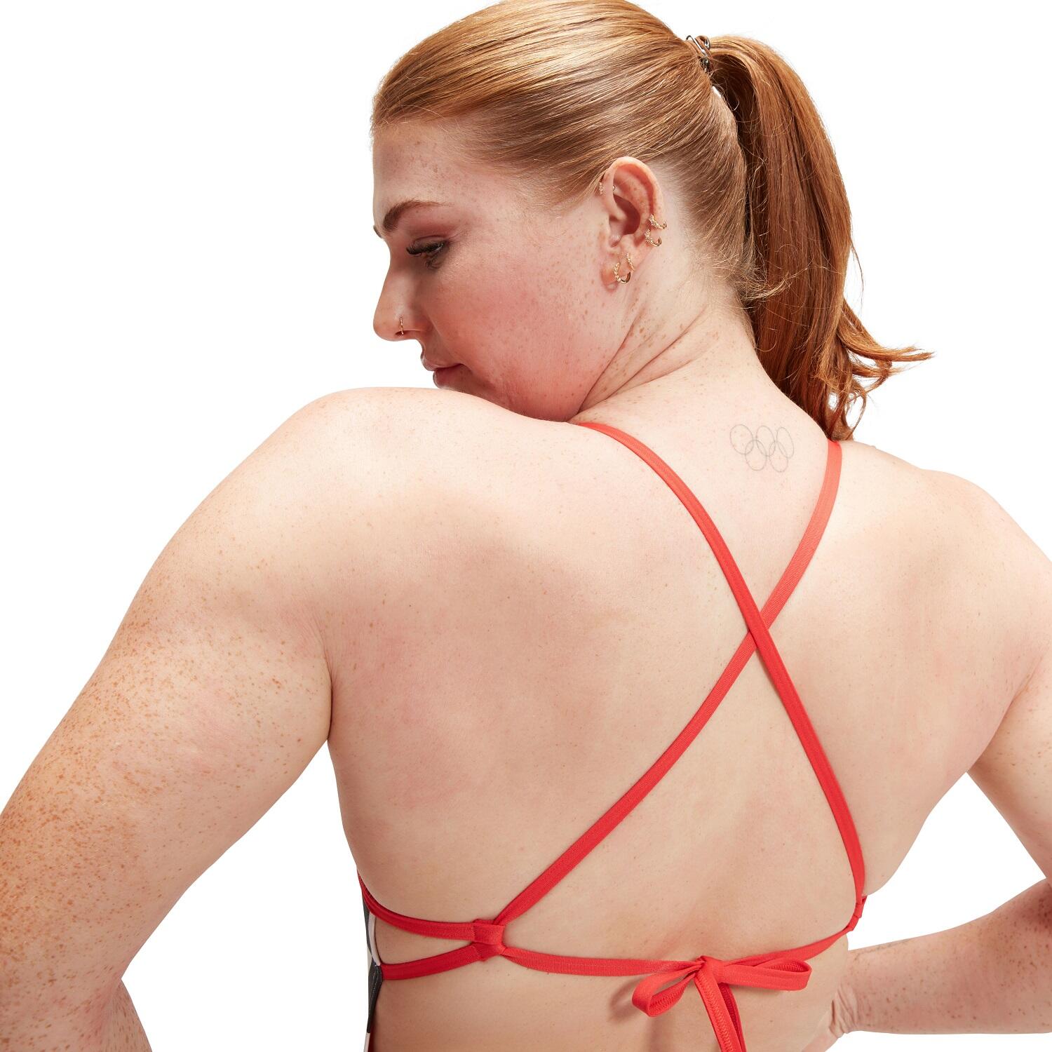 Strój kąpielowy jednoczęściowy dla kobiet Speedo Alov Digi Tie Back 5/7