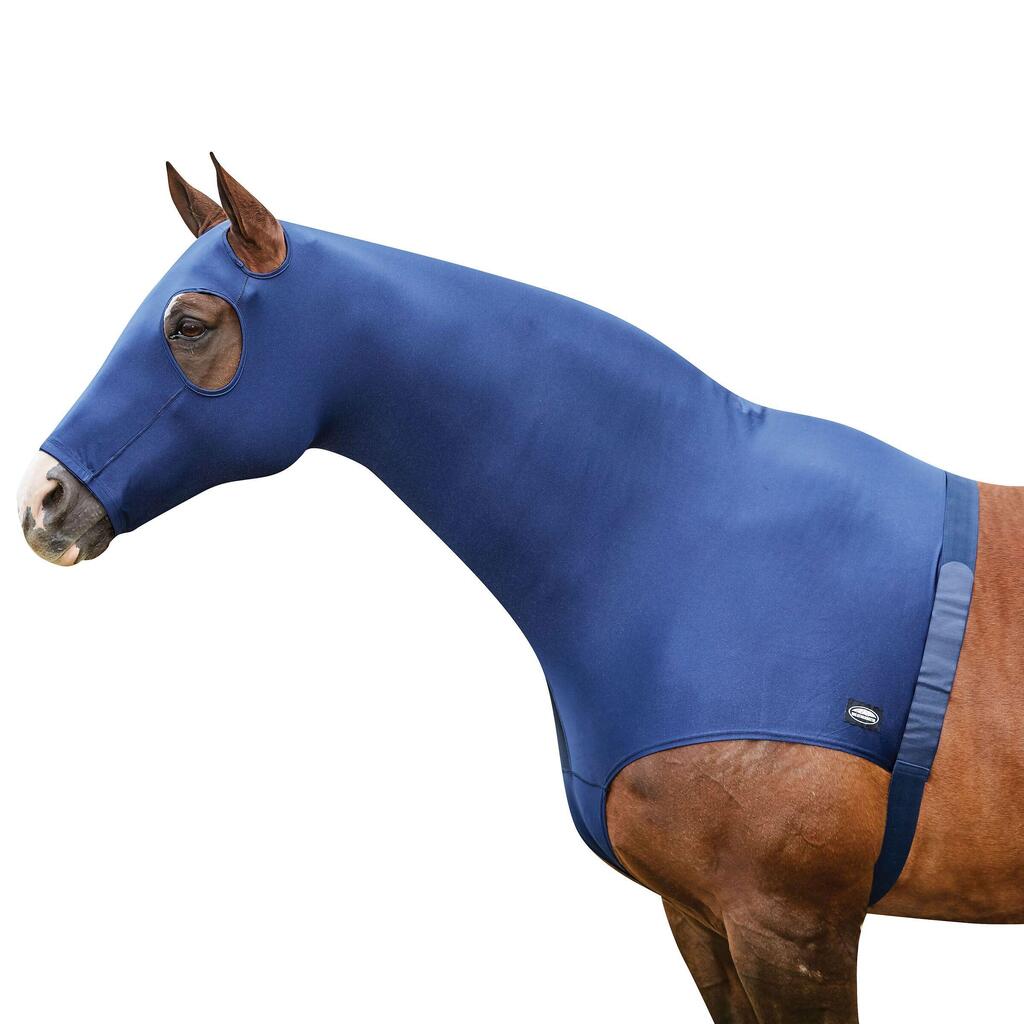 Horse shoulder protector with elastic neck cover Weatherbeeta