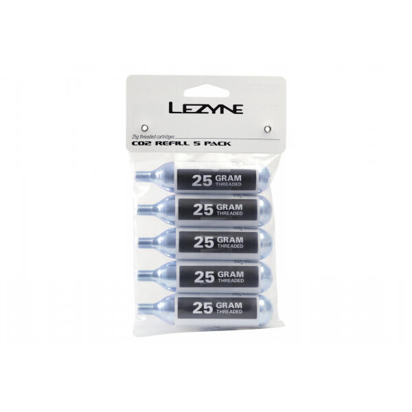 Lot de 5 cartouches CO2 Lezyne 25 g