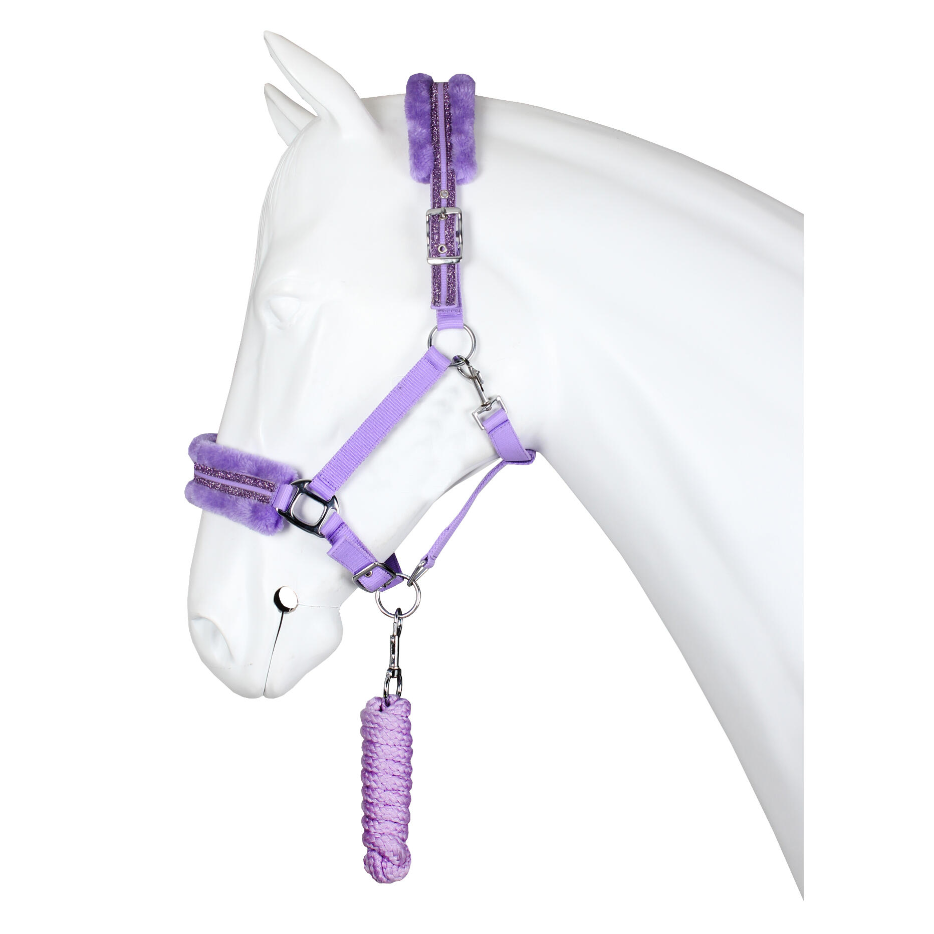 Horka - Ensemble Licol Et Longe Pour Cheval Horka Angel - Licol - Bleu|violet - Decathlon