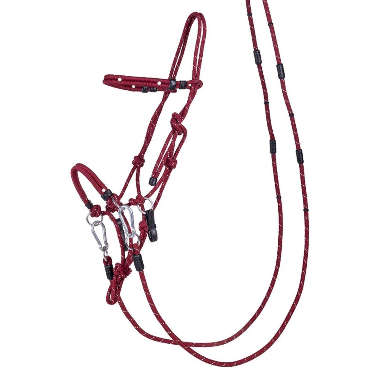 Qhp - Licol Éthologique Multifonctionnel Qhp - Licol - Marron|rouge - Decathlon