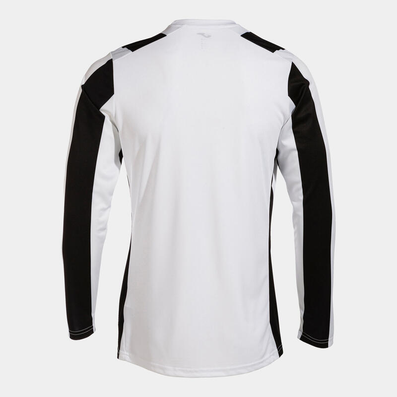 Camiseta Manga Larga Fútbol Hombre Joma Inter Classic Blanco