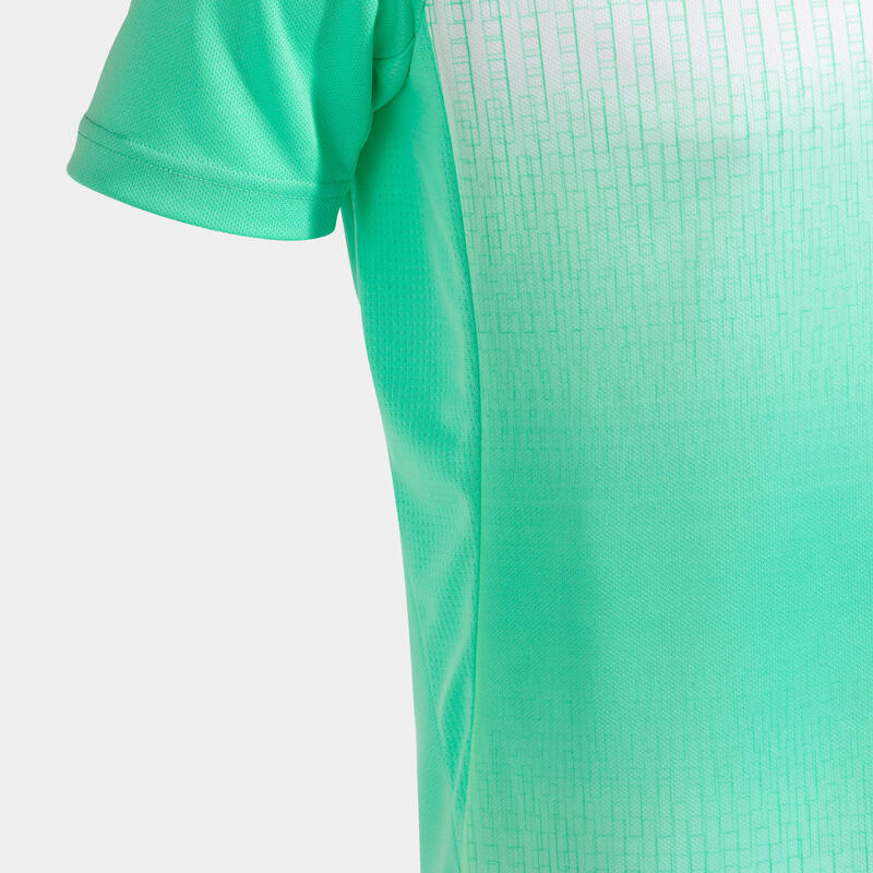 Camiseta Manga Corta Fútbol Niños Joma Tiger V Verde