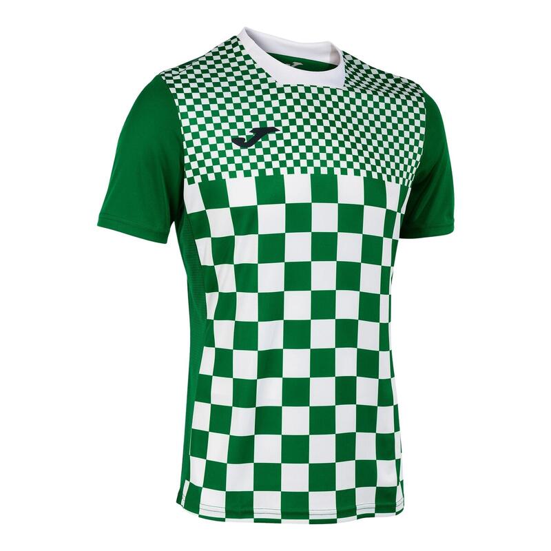 Camiseta Manga Corta Fútbol Niños Joma Flag III Verde