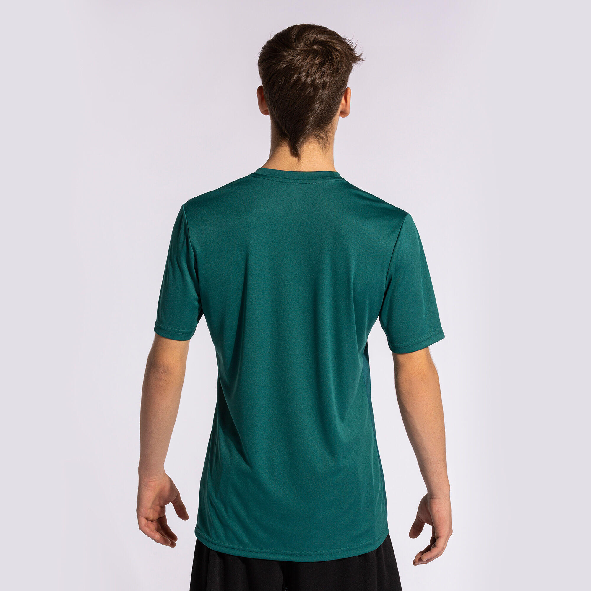 Camiseta Manga Corta Fútbol Niños Joma City II Verde 5/7