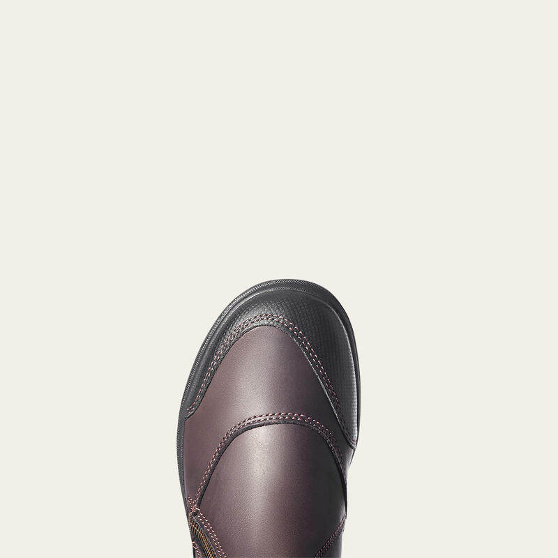 Chaussures d'écurie à zip latéral cuir femme Ariat Barnyard