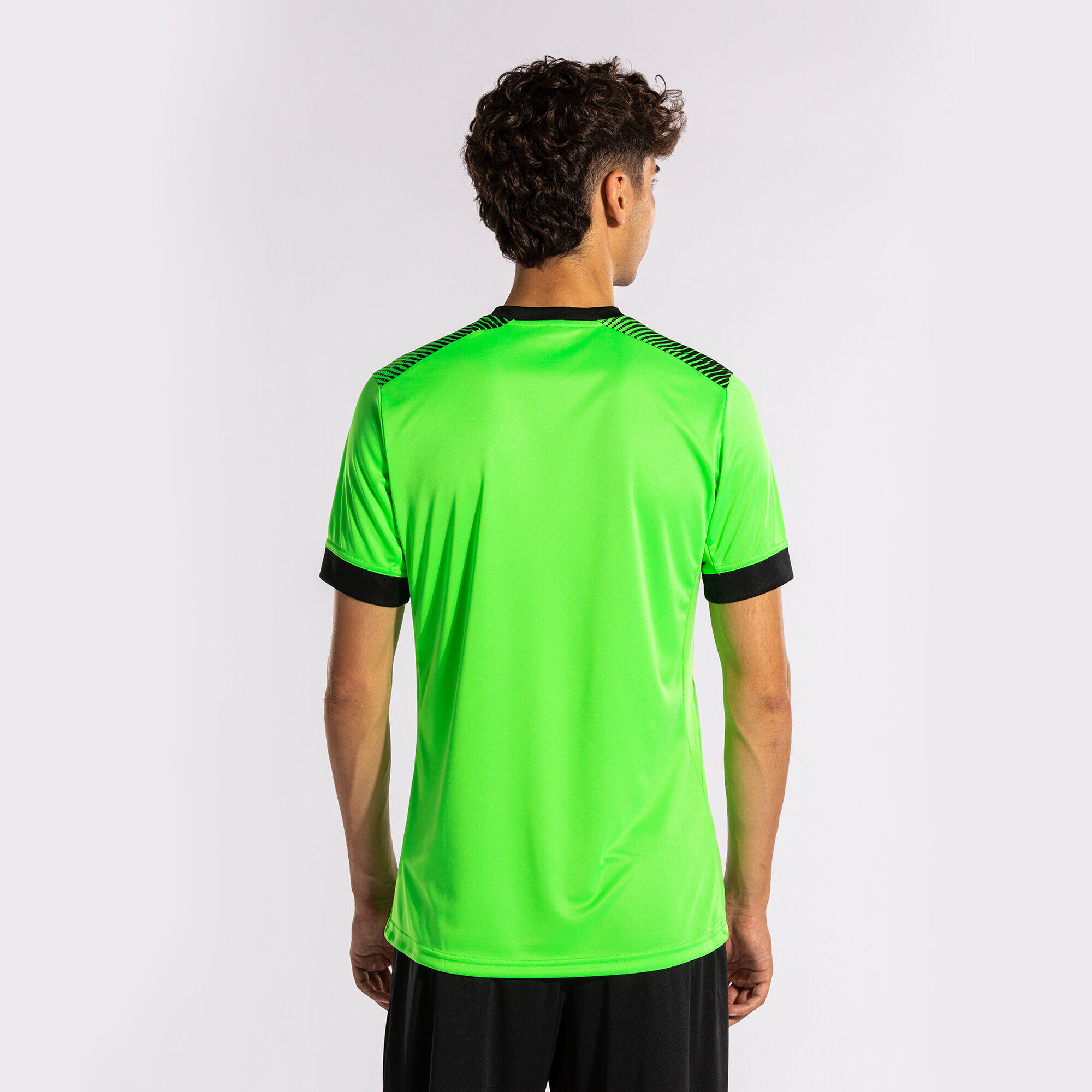 Maillot Manches Courtes Football Homme Joma Eco Supernova Vert Fluo 5/7