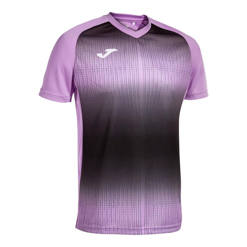 Camiseta Manga Corta Fútbol Hombre Joma Tiger V Morado