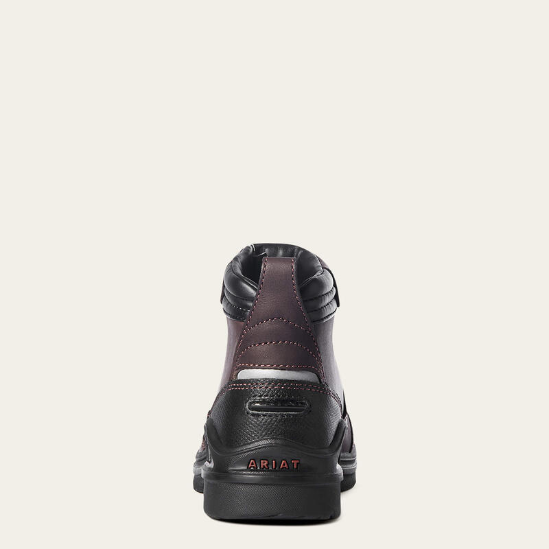 Chaussures d'écurie à zip latéral cuir femme Ariat Barnyard