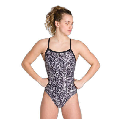 Bañador de 1 pieza para mujer Arena Kikko Light Drop Back One Piece