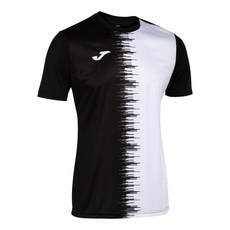 Camiseta Manga Corta Fútbol Hombre Joma City II Negro