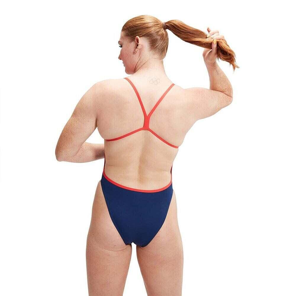 Maillot de bain 1 pièce femme Speedo Placem Dig Vback 4/7