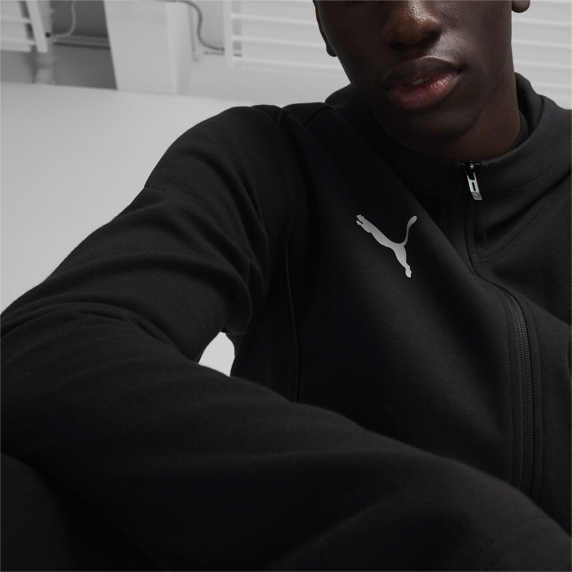 "TeamFINAL Casuals" Kapuzenjacke für Herren Schwarz 6/7