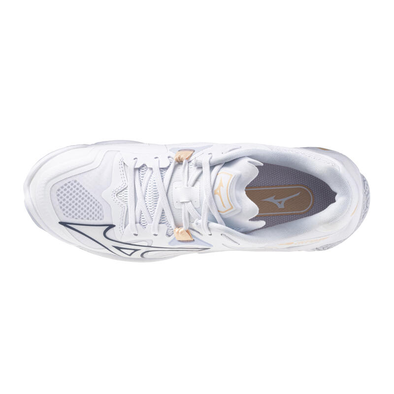 Zapatillas voleibol Mujer Mizuno Wave Lightning Z8 Blanco