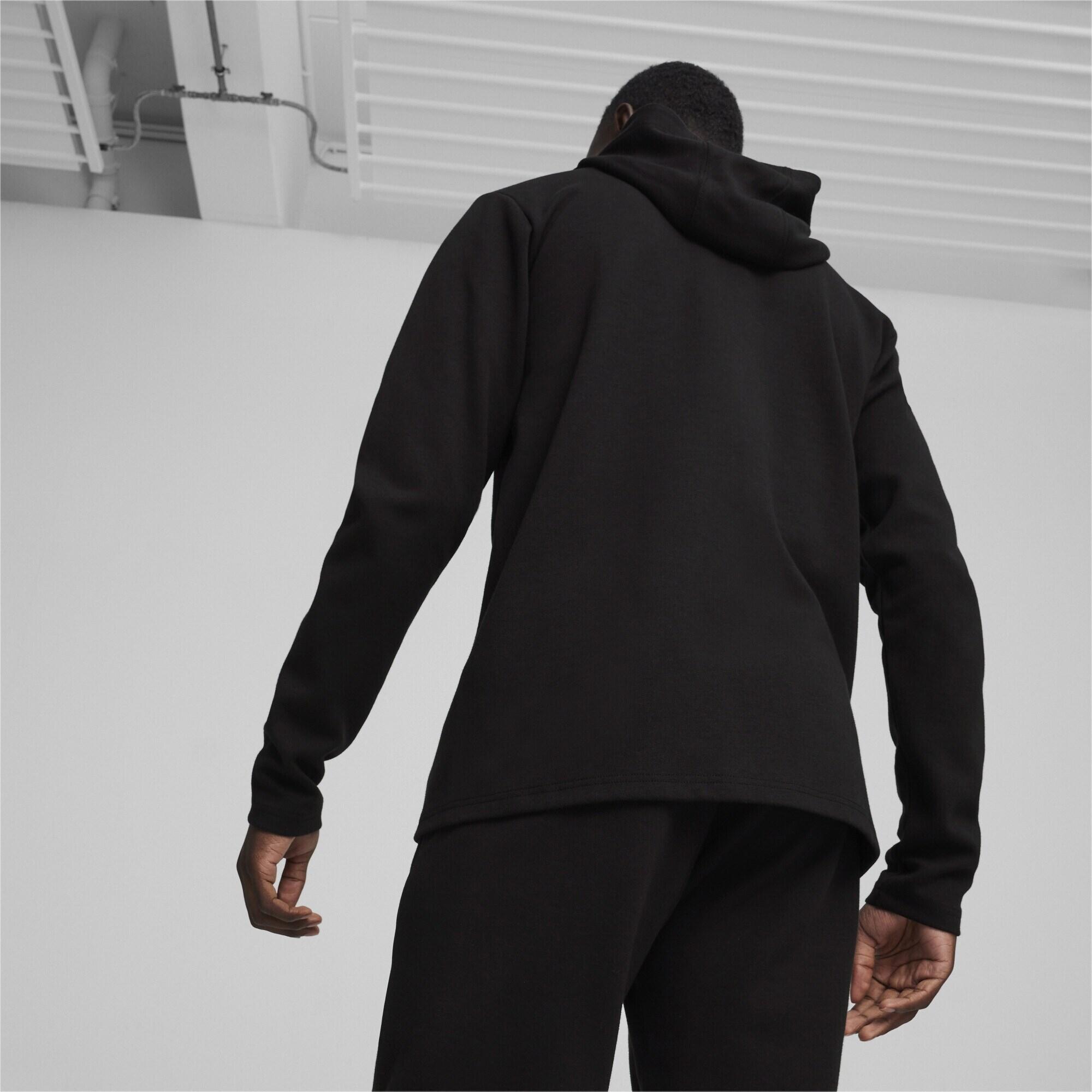 "TeamFINAL Casuals" Kapuzenjacke für Herren Schwarz 5/7