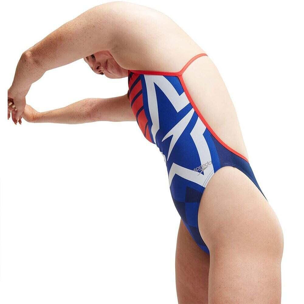 Maillot de bain 1 pièce femme Speedo Placem Dig Vback 5/7