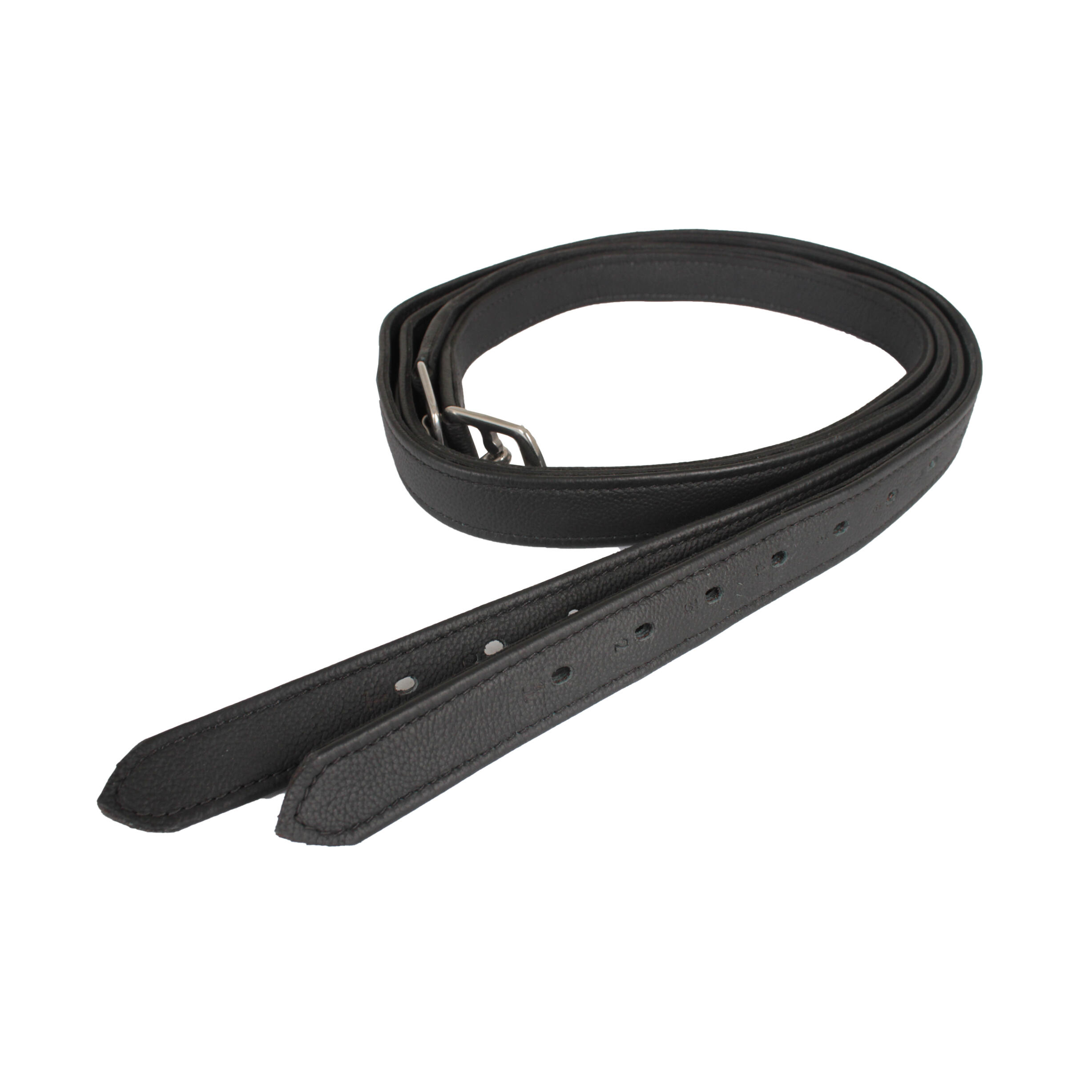 Horka - Étrivières En Cuir Nylon Core Horka - Etrivière - Gris|noir - 155 Cm - Decathlon