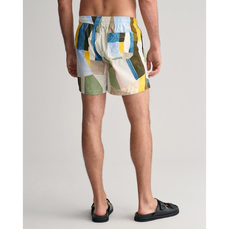 Short de bain imprimé Gant Art