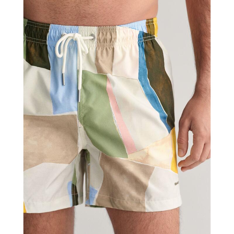 Short de bain imprimé Gant Art