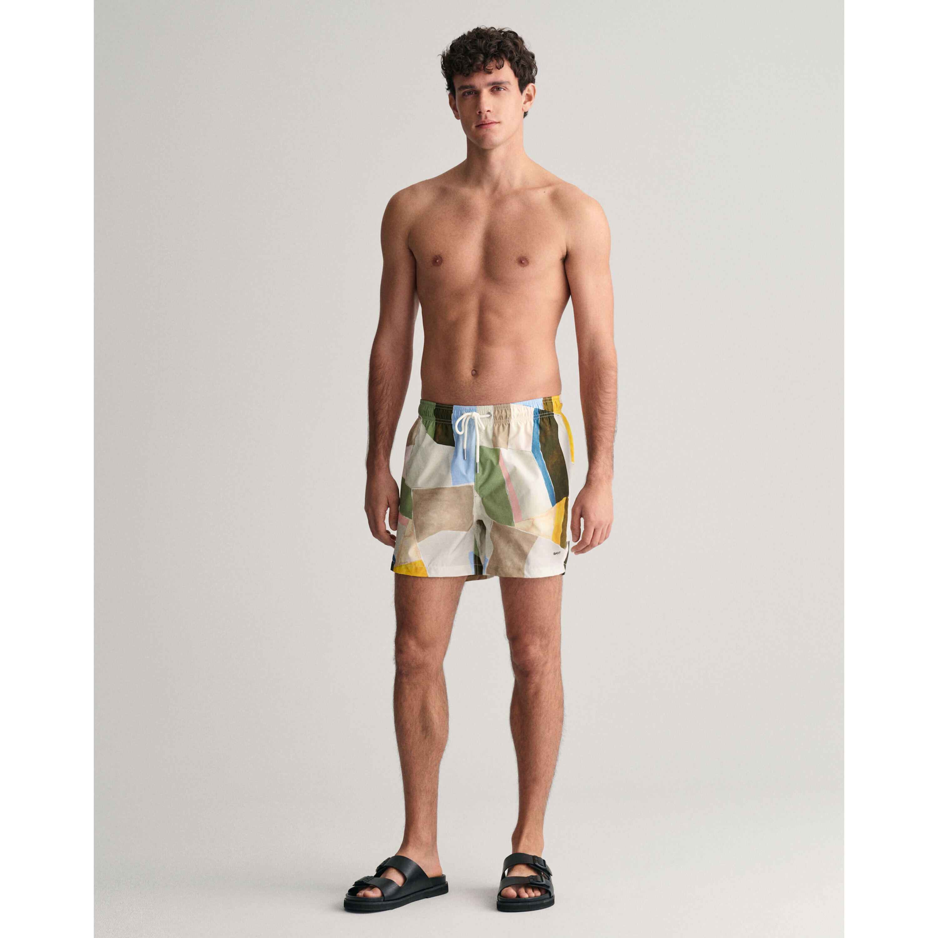 Glove Art Print Swim Shorts