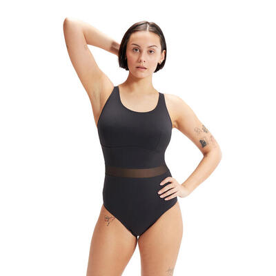 Dames zwempak uit 1 stuk speedo eco shaping luniaglow