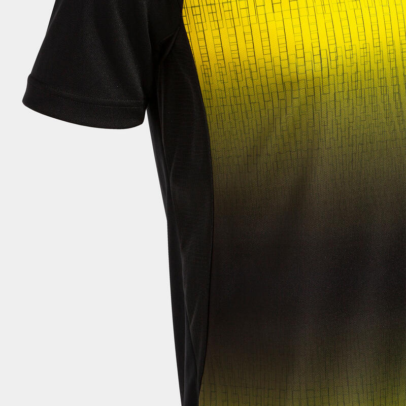 Camiseta Manga Corta Fútbol Hombre Joma Tiger V Negro