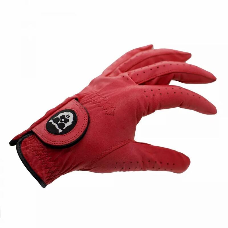 Guanto da golf per mano sinistra Beaver Golf Original Red Velvet