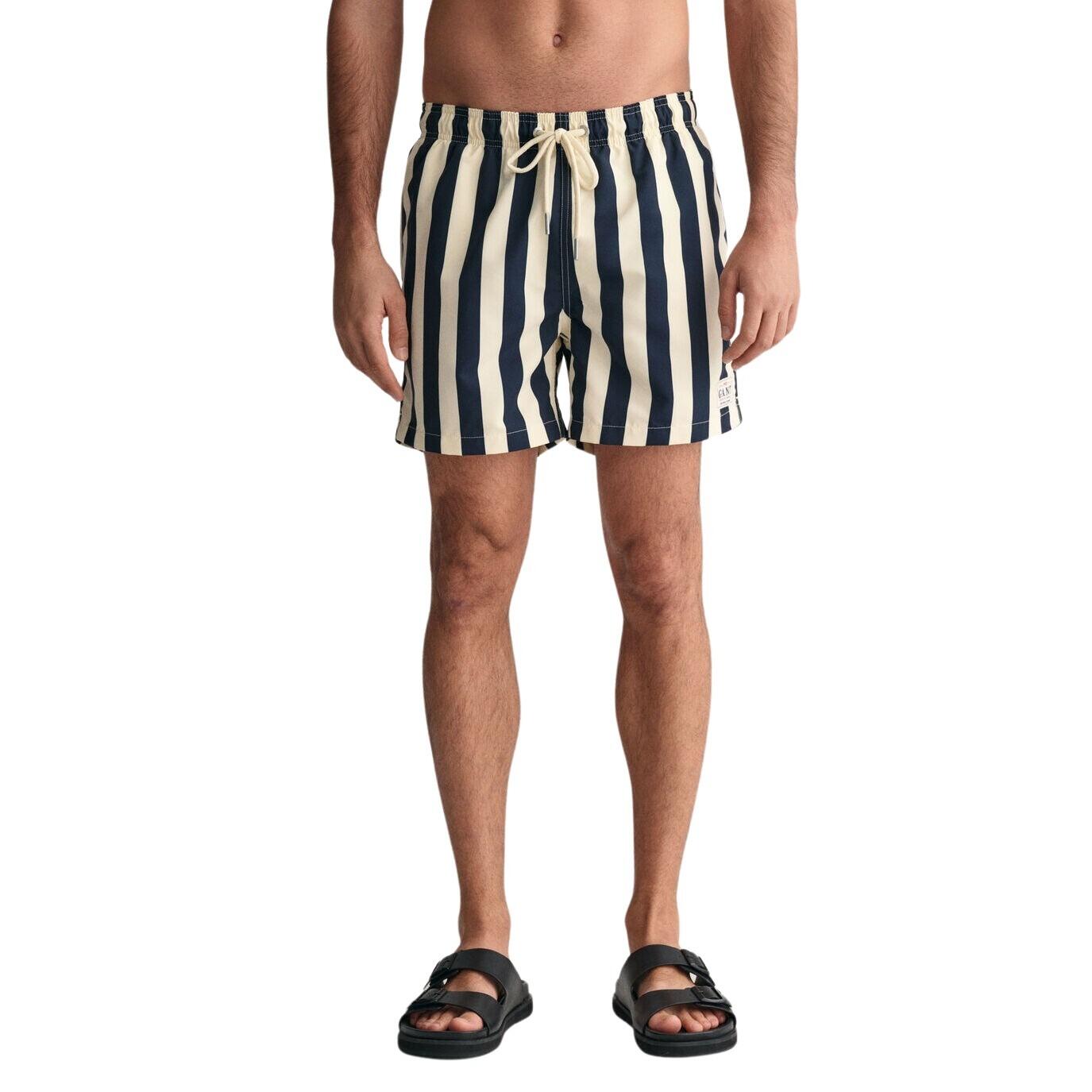 Gant Block striped swim shorts