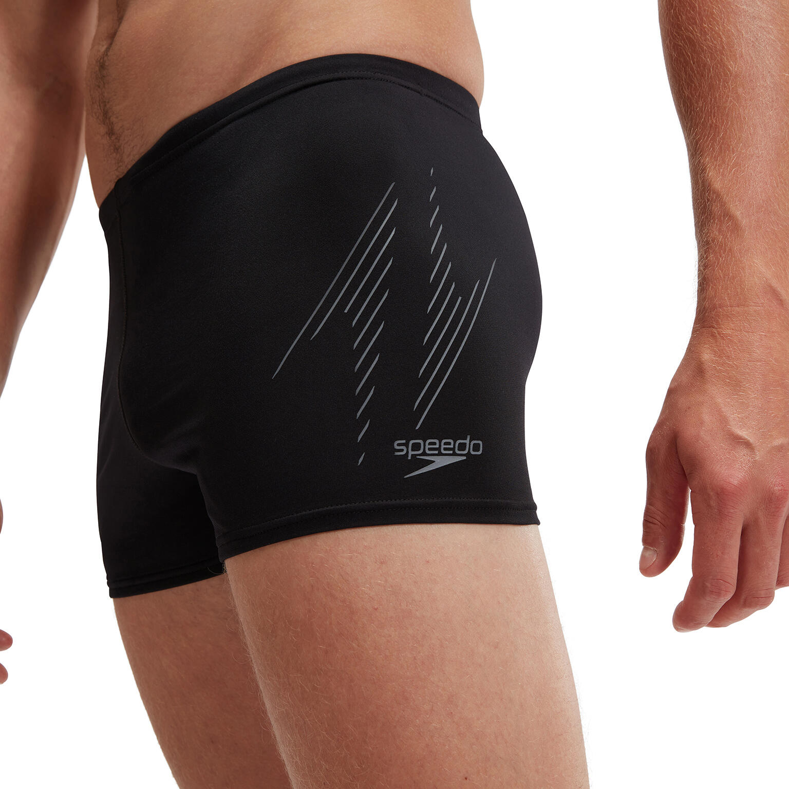 Maillot de Bain Speedo HyperBoom Noir / Gris 4/7