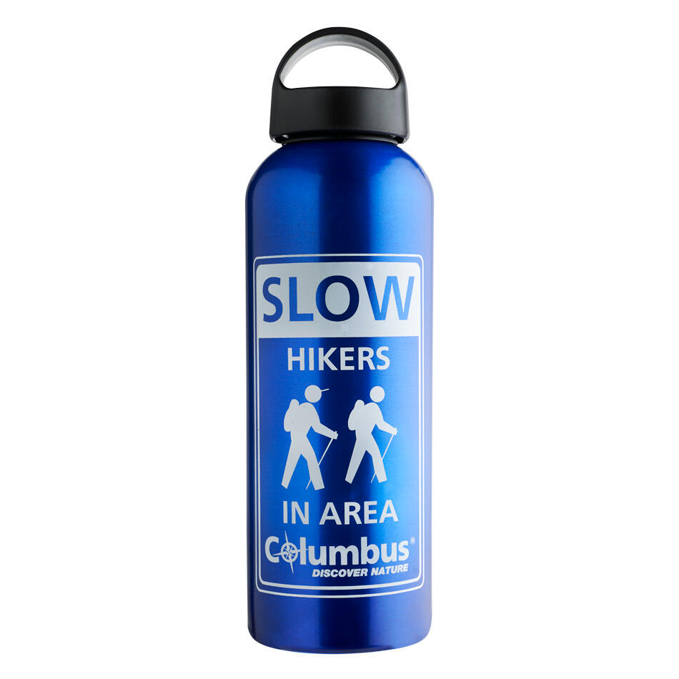 Columbus 750 ml Hikers Hiking Bottle Blue 1/2