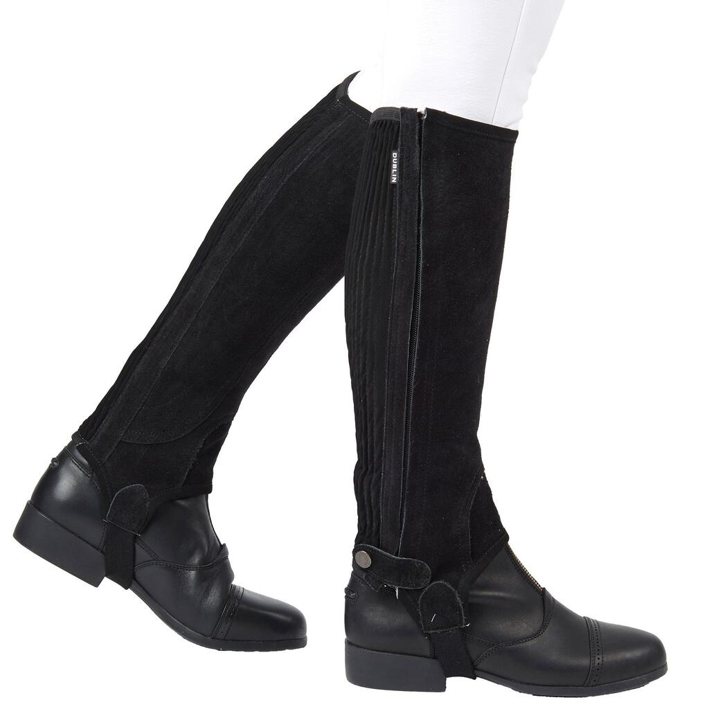 Girl's suede mini-chaps Dublin II