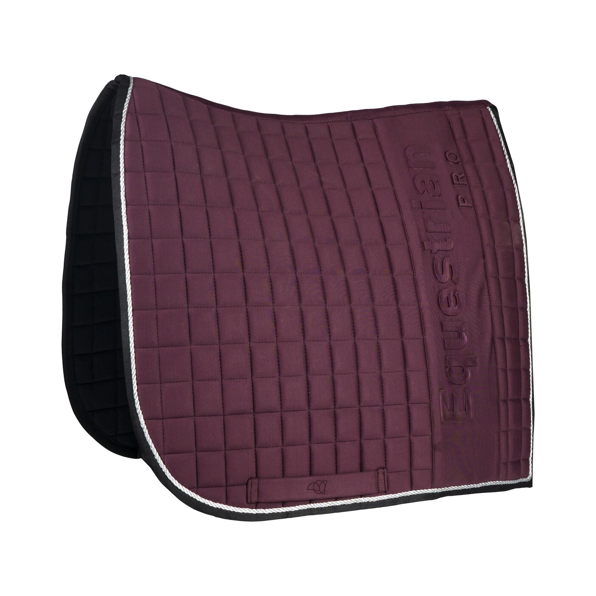 Horka - Tapis De Dressage Pour Cheval Horka Equestrian Pro - Tapis De Selle - Marron|rouge - Ps - Decathlon