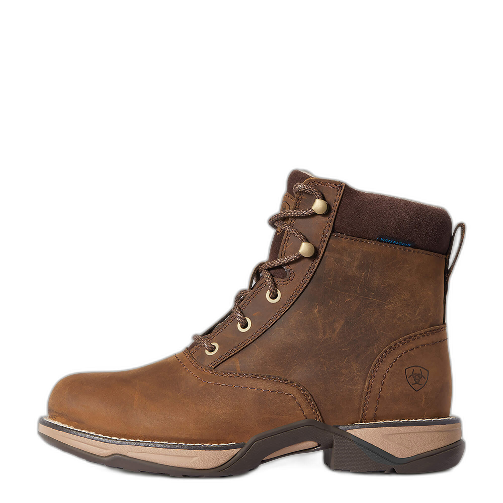Ariat - Chaussures D'Écurie Femme Ariat Anthem Round Toe - Bottines - Marron - 40 - Decathlon