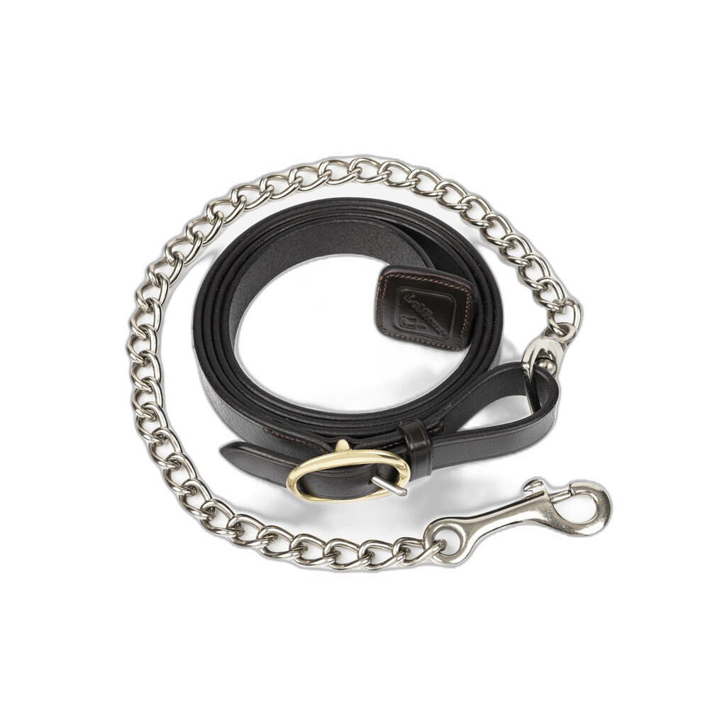 Leather riding lanyard with chain LeMieux Trot Up