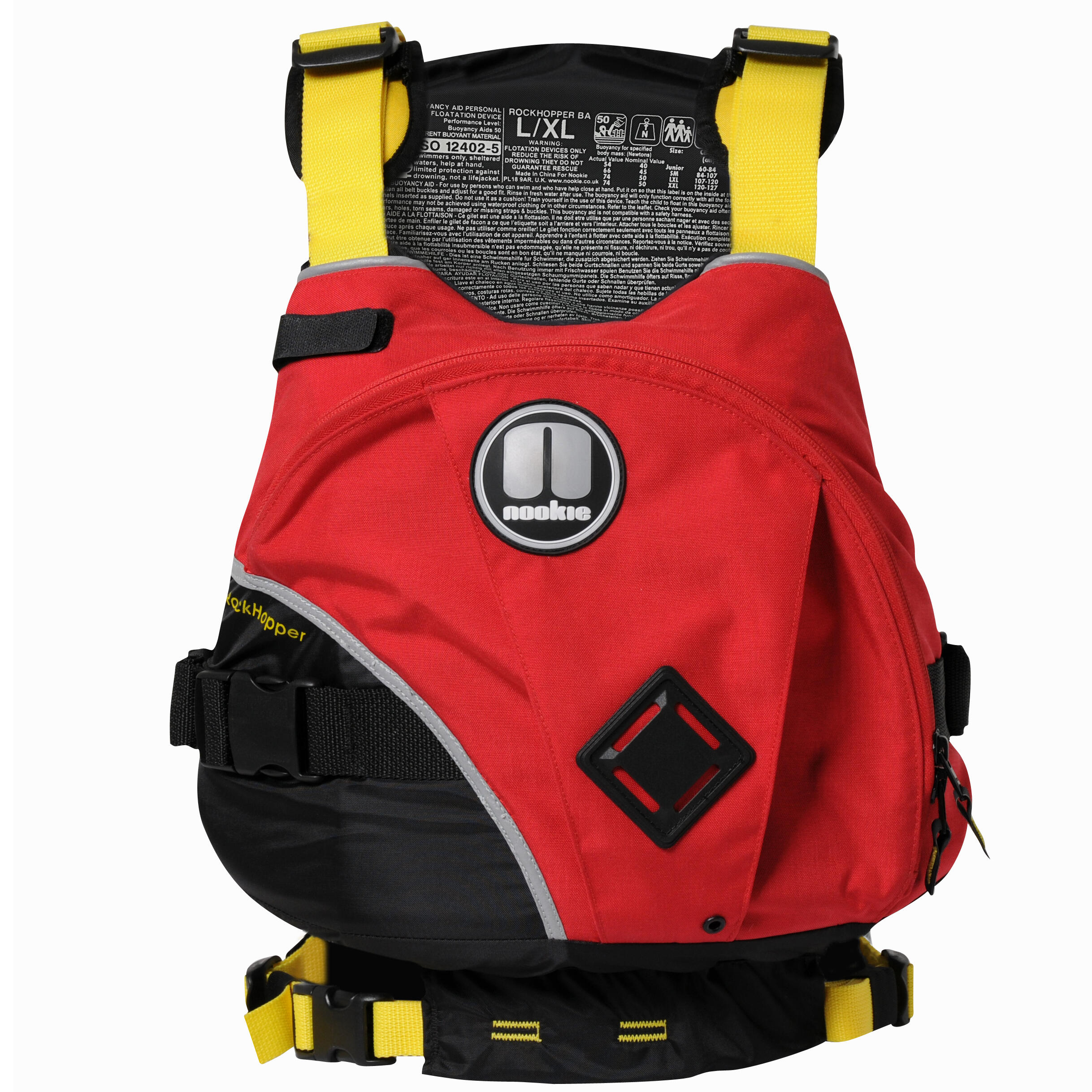 NOOKIE Adult Rockhopper Buoyancy Aid PFD Red / Black