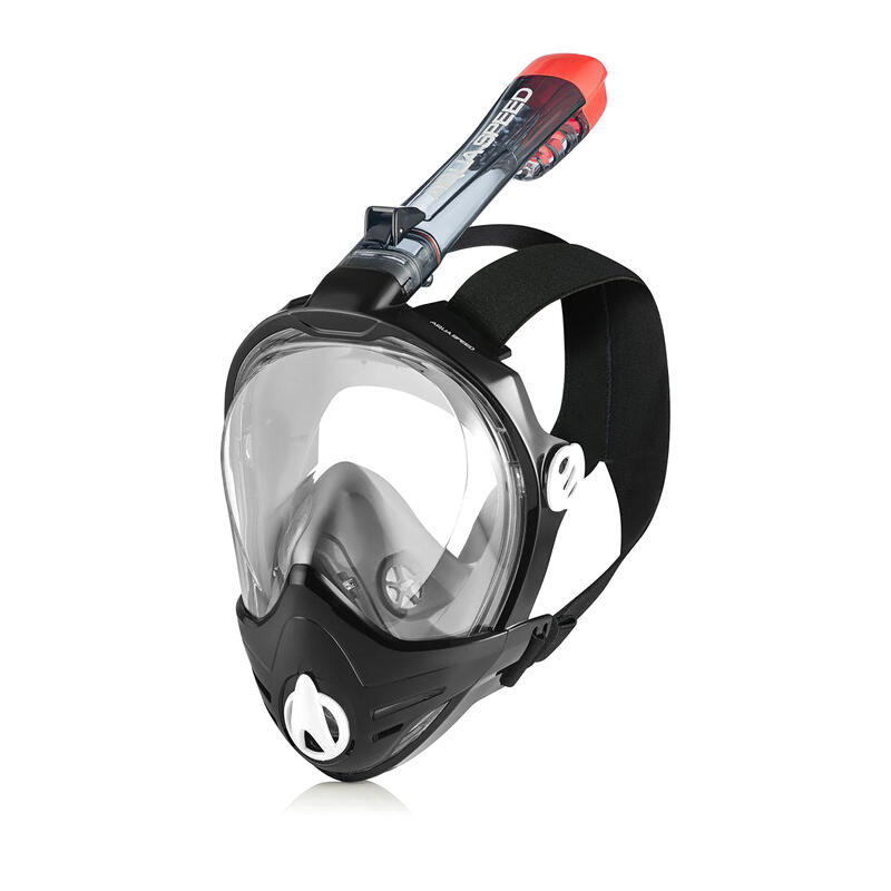 Maska pełnotwarzowa do snorkelingu AQUA-SPEED Brizo + uchwyt do kamery