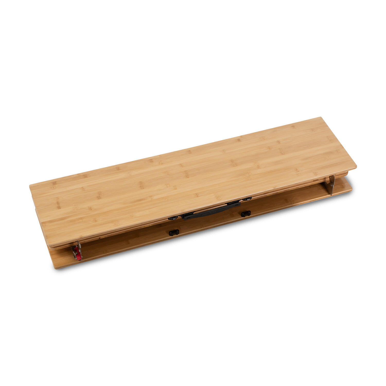 Quick Kimmy L 110x110 cm Campingtisch faltbar Bambus 4-6 Pers. höhenverstellbar 6/8